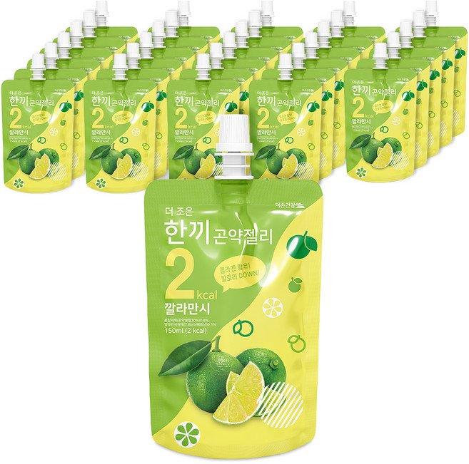 더존건강 더 조은 한끼곤약젤리 깔라만시, 150ml, 30개