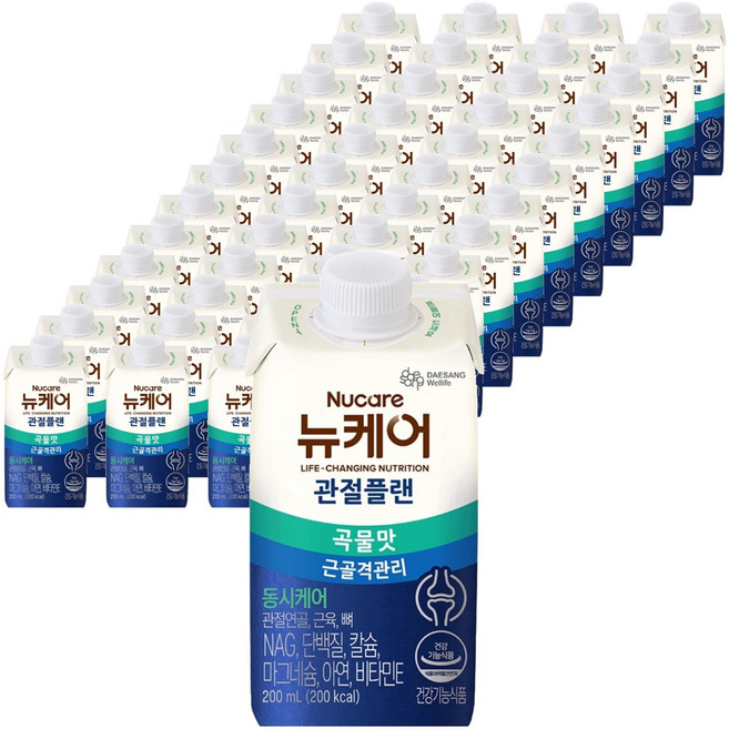 뉴케어 관절플랜 곡물맛, 200ml, 48개