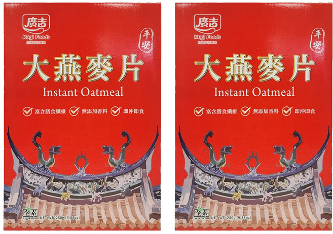 廣吉 大燕麥片, 280g, 2盒