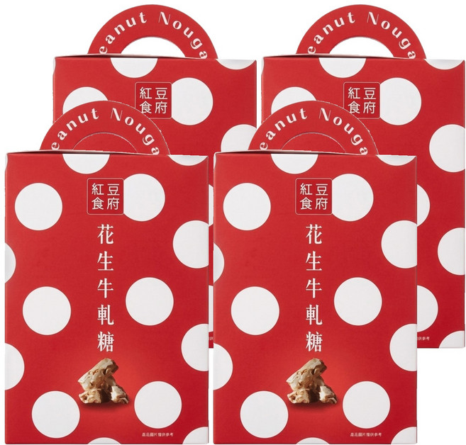 紅豆食府 花生牛軋糖, 150g, 4盒