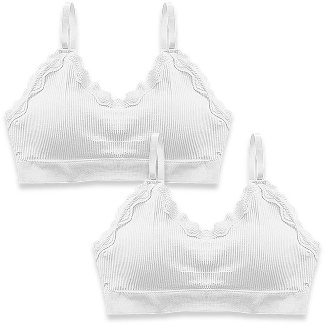 어나더디 여성용 레이스 브라렛 2p