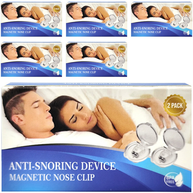 Neon 台灣霓虹 迷你止鼾器 矽膠磁性鼻夾, 6盒