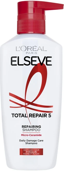 로레알파리 엘세브 토탈 리페어 5 샴푸 멜론 프루티 플로럴 퍼퓸, 400ml, 1개 - 쿠팡