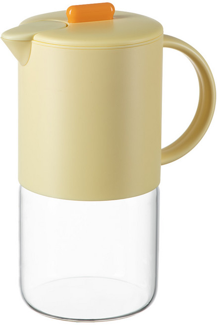 PINMOO 品沐 澄夏玻璃冷水壺, 1個, 1500ml, 黄色