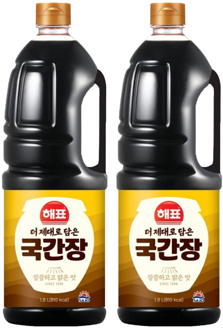 해표 국간장, 1.8L, 2개