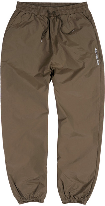 모즈모즈 솔리드 자수 나일론 조거팬츠