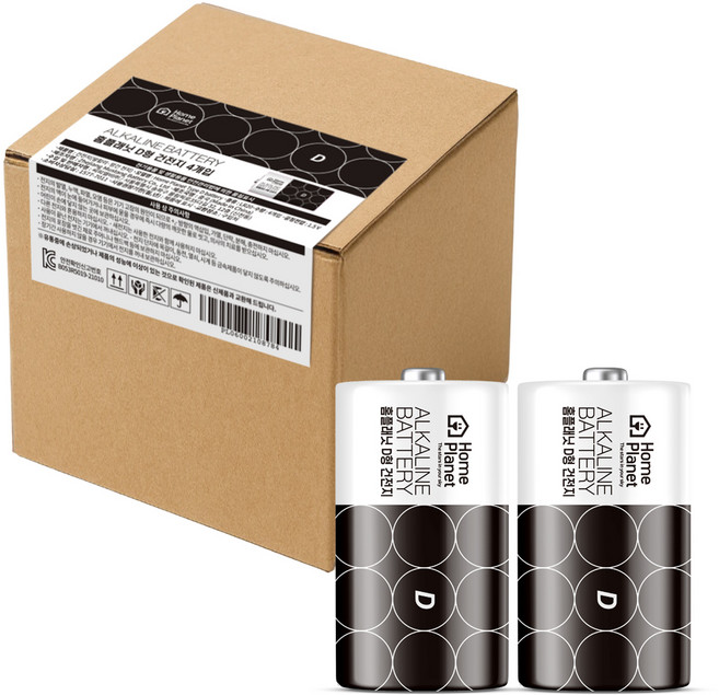 홈플래닛 D형 건전지, 4개, 1개입