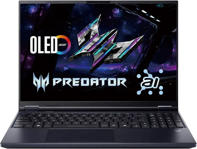 acer 宏碁 Predator 筆記型電腦 16吋 WQXGA 240Hz OLED 鏡面/Ultra 7 255HX/NVIDIA RTX 5060 8G, 黑色, PHN16S-71-79XM, 512GB SSD, 16GB DDR5, Windows 11