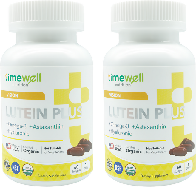 timewell 時光安好 玻玻亮葉黃素複方膠囊, 2罐, 60顆