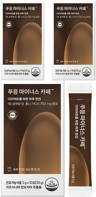 Pooeng DrBlet Pooneg藤黃果減法咖啡, 30g, 3盒