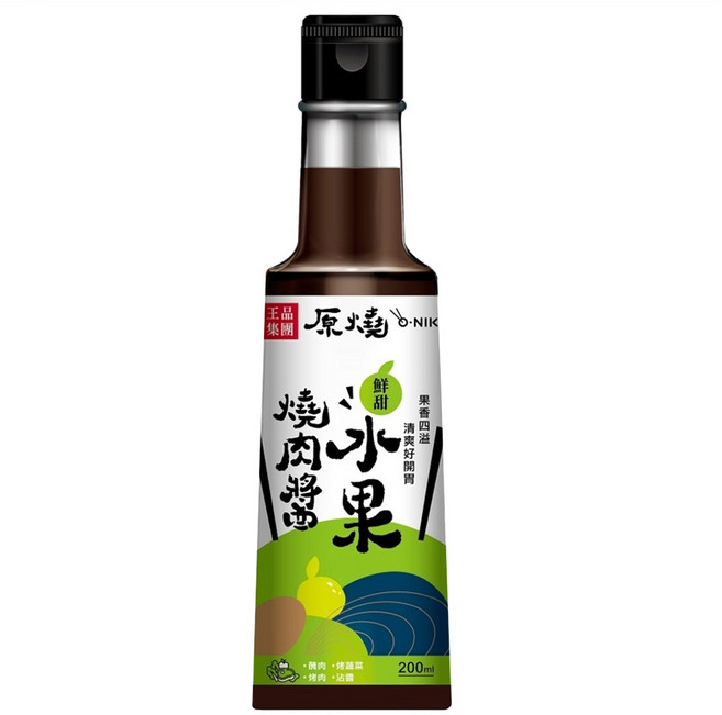 王品 oh my 原燒 鮮甜水果燒肉醬, 200ml, 1瓶