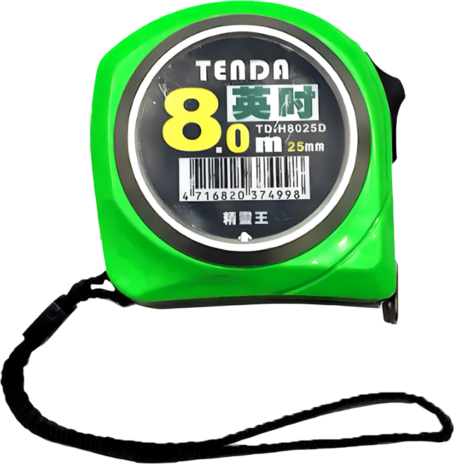 Tenda 黑熊 捲尺 TD-H8025D 8m x 25mm, 1個