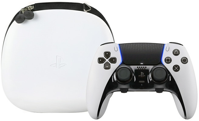 SONY 原廠 PS5 DualSense 手把 Edge 無線控制器, CFI-ZCP1G, 白色 + 黑色, 1組