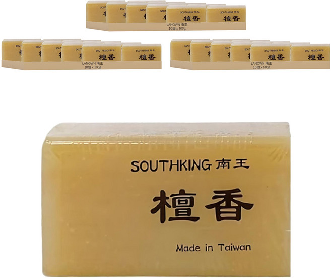 LANOWN 南王 沐浴皂 檀香, 30個, 100g