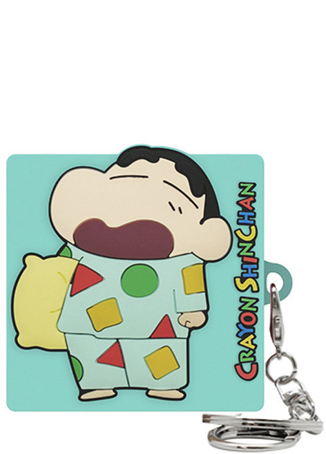 짱구 갤럭시 버즈 2 프로 / 버즈 2 / 버즈 프로 / 버즈 라이브 공용 실리콘 케이스, 짱구 잠옷 Mint