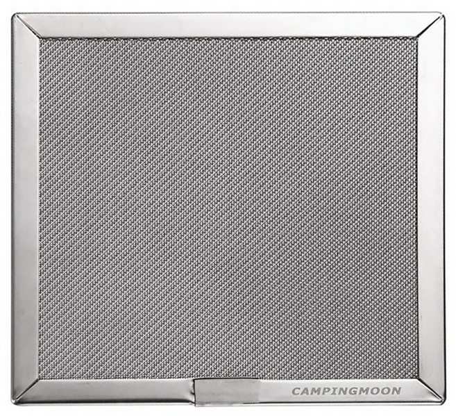 Campingmoon 柯曼 可加熱金屬濾網 12 x 12cm 61g, 銀色, 1個