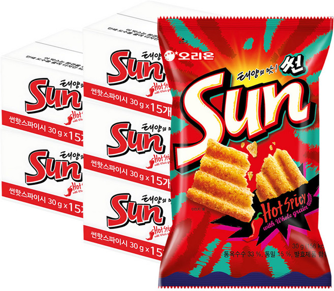 오리온 태양의 맛 썬, 30g, 75개