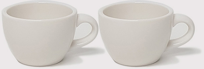 호레카 2호 커피잔 200ml, 화이트, 2개