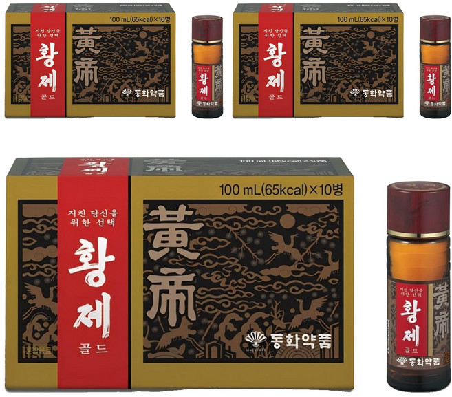 동화약품 황제골드 한방음료, 100ml, 30개