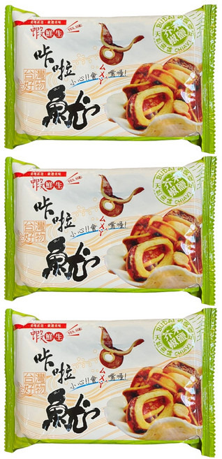 蝦鮮生 卡啦魷魚 芥末椒鹽, 3包, 25g