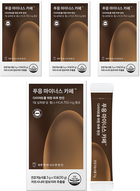 DrBlet Pooneg藤黃果減法咖啡, 30g, 4盒