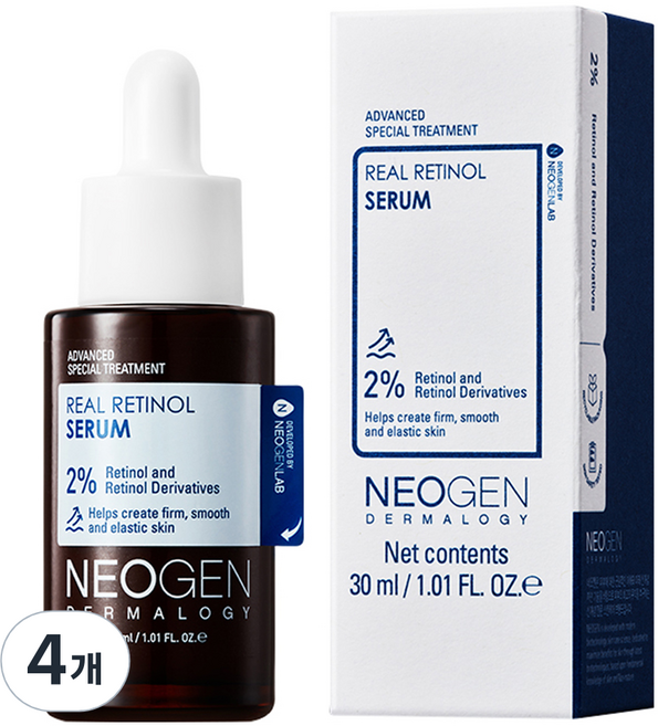 네오젠더마로지 리얼 레티놀 세럼, 30ml, 4개