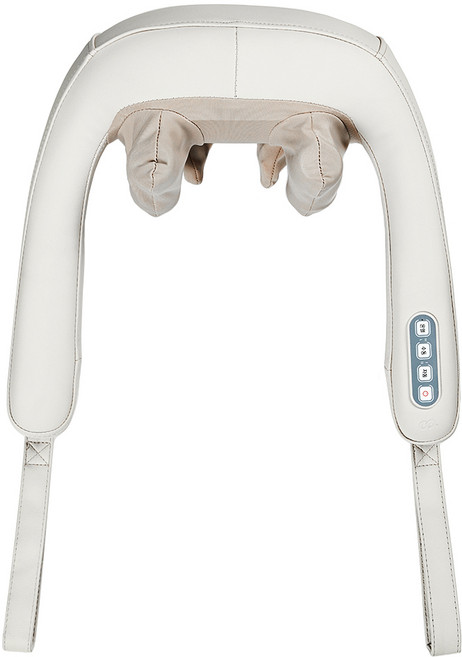 오아 넥엔숄더 안마기 온열 목 어깨 마사지기, OA-MA010, 아이보리 + 소프트 브라운
