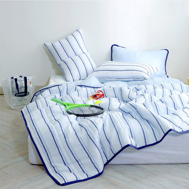 플로라침구 리플 시어서커 면60수 아사 여름이불