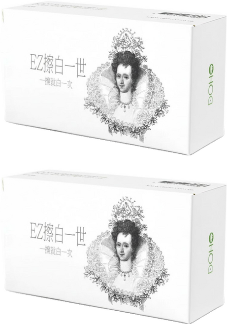 台灣 DOHO EZ擦白 鞋面清潔 10片, 2盒