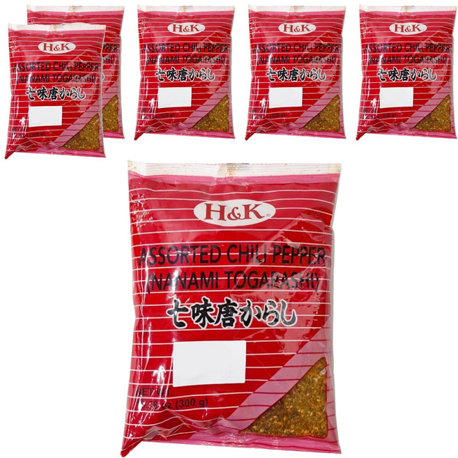新光洋菜 七味唐辛子, 300g, 6包