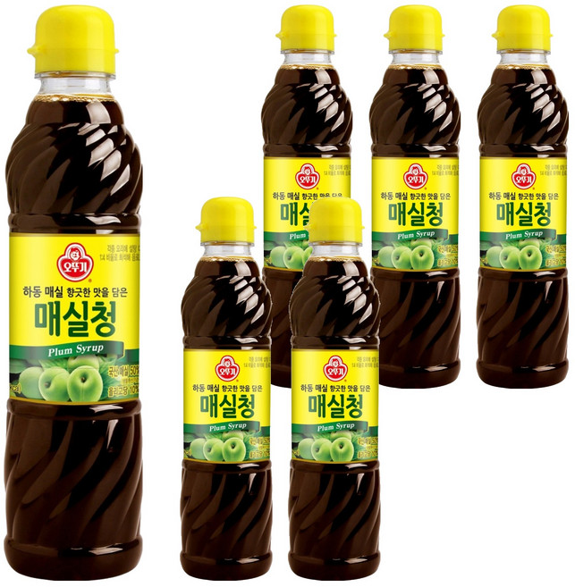 오뚜기 매실청, 660g, 6개