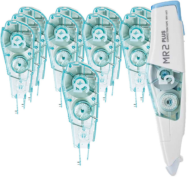 PLUS 普樂士 MR2智慧型滾輪修正帶 替帶組 中字 5mmx61.5M, 白色, 1盒