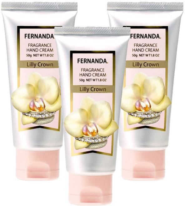 FERNANDA 香氛滋潤護手霜 雪松小蒼蘭, 50g, 3條