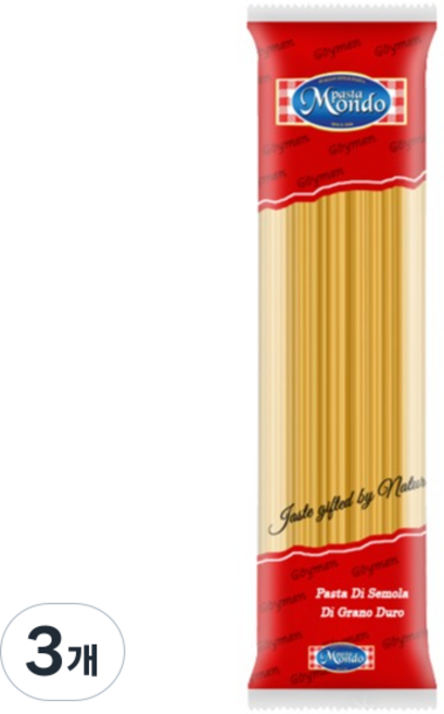 몬도 스파게티 면, 500g, 3개