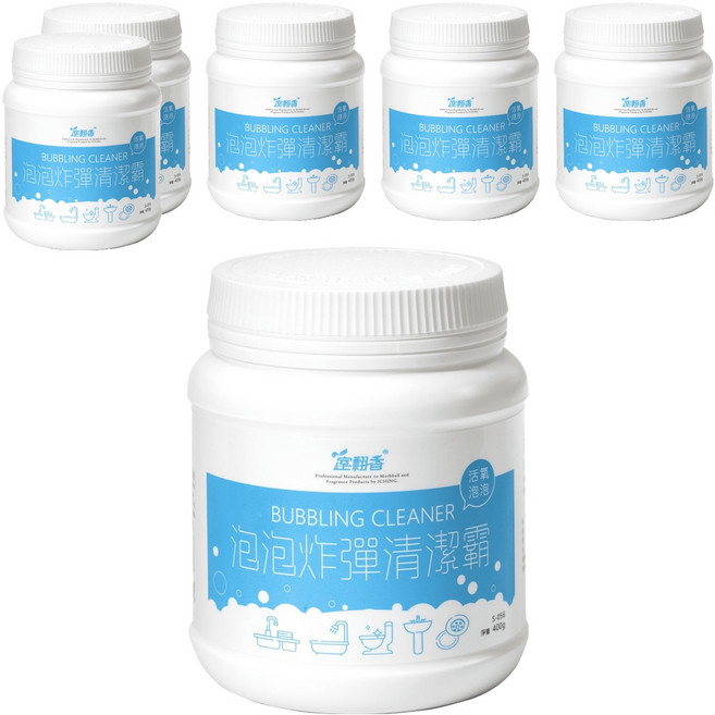 室翲香 泡泡炸彈清潔霸 S-056, 400g, 6罐