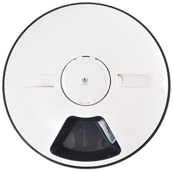 딩동펫 반려동물 자동 급식기 6구, 768ml, 화이트, 1개