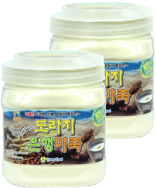 오양식품 도라지 은행 마죽, 800g, 2개