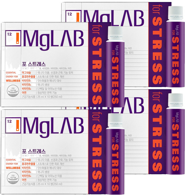 마그랩 포 스트레스, 250ml, 4개