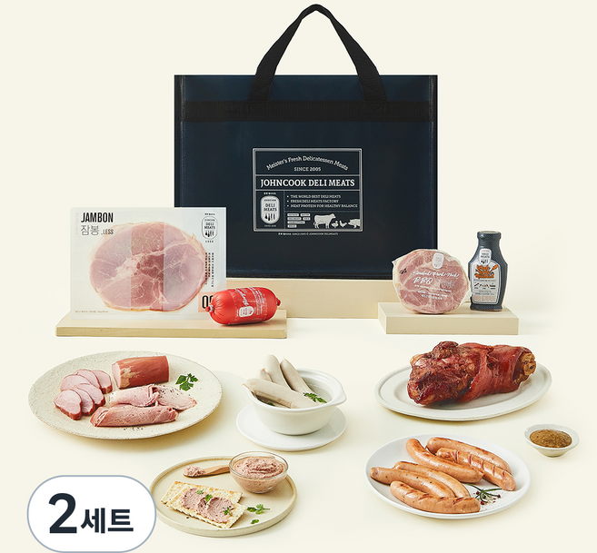 존쿡델리미트 프리미엄 수제 델리미트 세트 3270g, 2세트