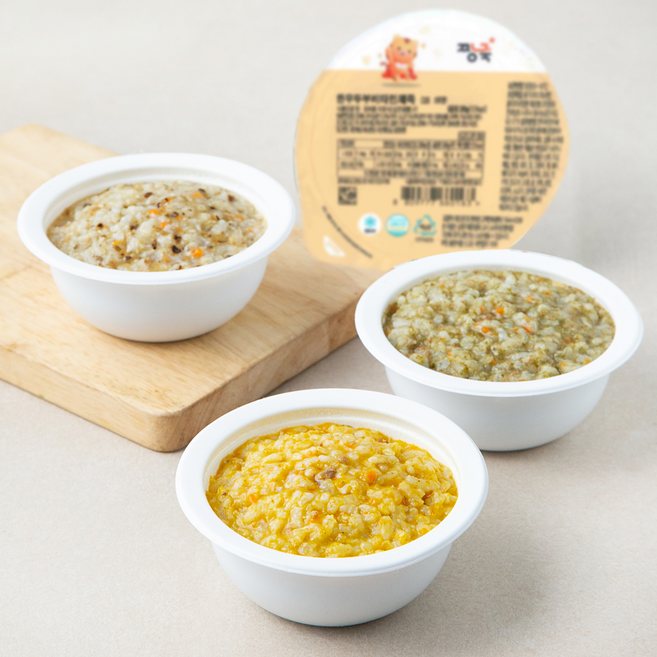 짱죽 이유식 중기 한우죽2 200g x 4종 세트 9개월부터, 800g, 1세트