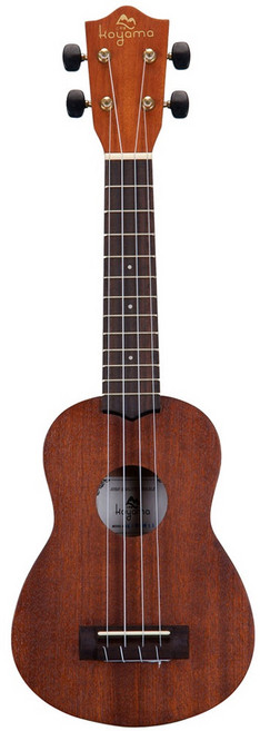 Koyama 桃花心木烏克麗麗 含琴袋 KYM-S15 原木色, 21 inch, 1個
