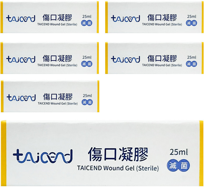 tAicend 泰陞 傷口凝膠 滅菌, 6條