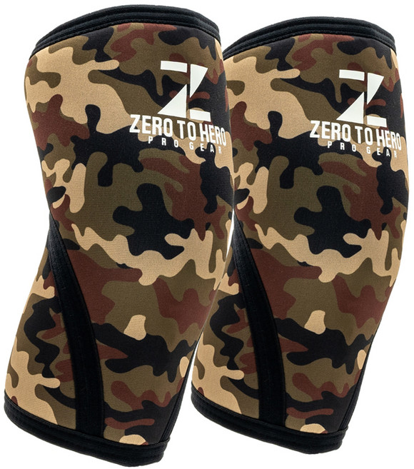 제로투히어로 네오프렌 헬스 팔꿈치보호대 7mm 양쪽 세트, 1세트, ORIGINALCAMO