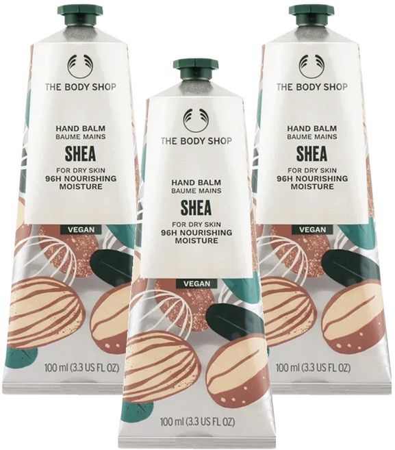 THE BODY SHOP 美體小舖 國際航空版 乳油木果修護護手霜, 100ml, 3條