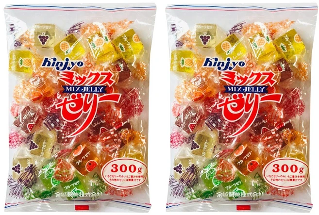 킨조제과 과일 믹스 젤리, 300g, 2개 - 쿠팡