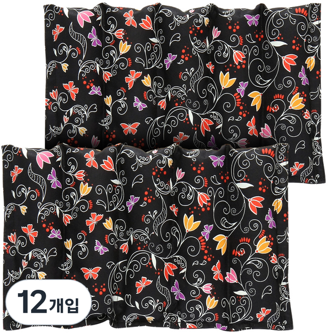 아이러브허브 다용도 찜질팩 블랙 소, 12개