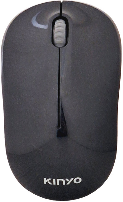 Kinyo 2.4GHz 無線滑鼠, GKM-911, 黑色