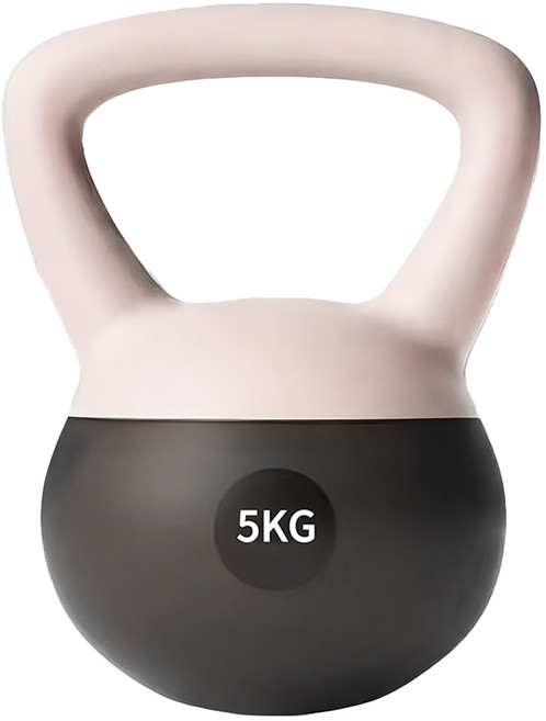 MICHAEL FITNESS 麥克健身 4~10kg 軟壺鈴 不傷地板, 5kg, 1個, 琥珀棕