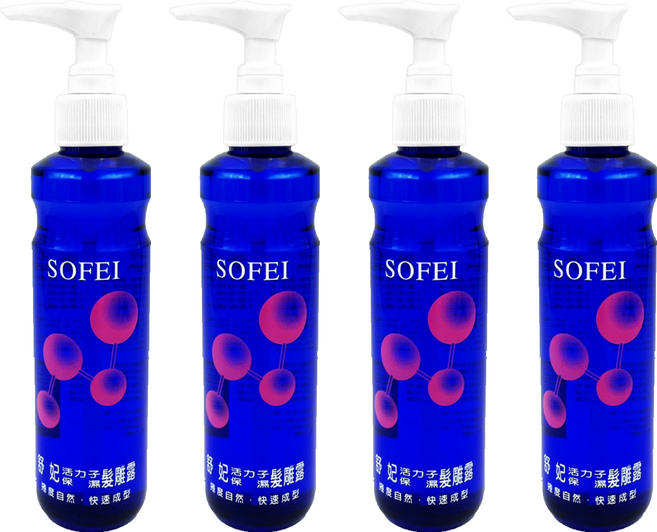 SOFEI 舒妃 活子保濕髮雕露, 220ml, 4瓶