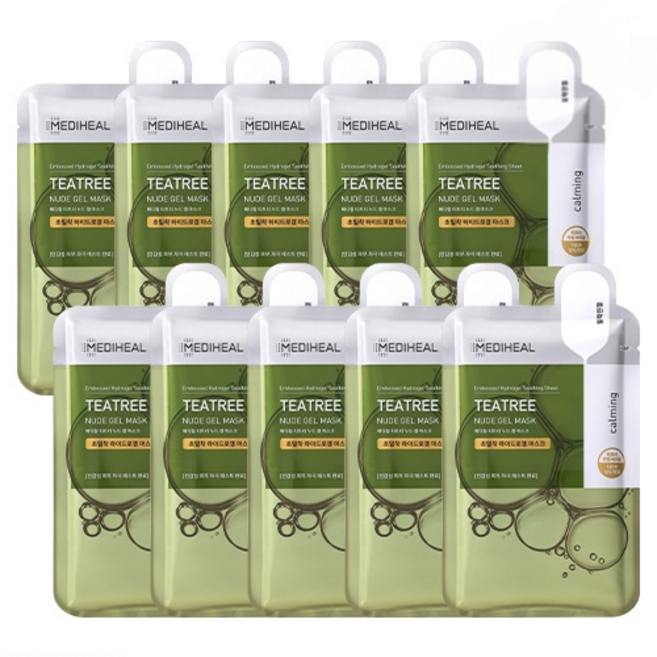 메디힐 티트리 누드 겔 마스크, 10개입, 1개
